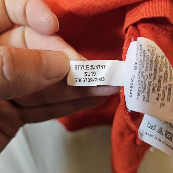 J. Crew Factory Orange Mini Dress - Picture 6 of 8